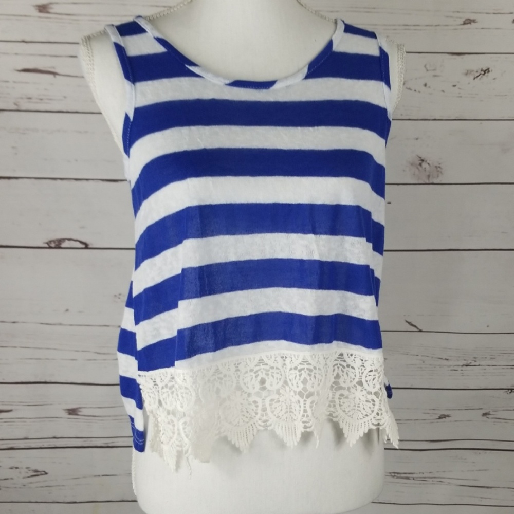 NWOT Striped Tank Sz Med